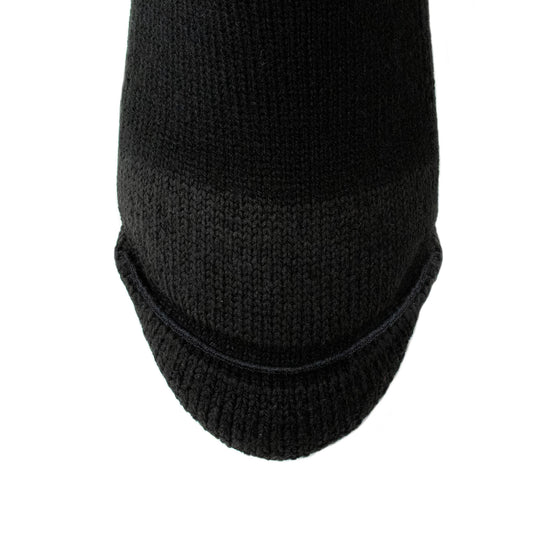 At Work Steel Toe Cushioned Heavyweight Sock - Black toe perspective