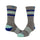 Super Stripe Lightweight Mid-Crew Sock - Grey swatch - by Wigwam Socks