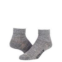 Stryation Quarter Lightweight Everyday Sock - Grey swatch - by Wigwam Socks