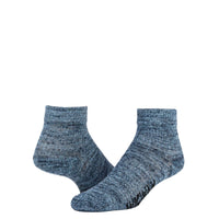 Stryation Quarter Lightweight Everyday Sock - Notting Blue swatch - by Wigwam Socks