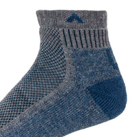 Cool-Lite Hiker Quarter Midweight Sock - Majolica Blue swatch - made in The USA Wigwam Socks