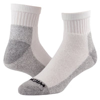 At Work Quarter 3-Pack Cotton Socks - White/Sweatshirt Grey Lt swatch - by Wigwam Socks