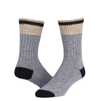 Throwback Stripe Crew Lightweight Everyday Sock - Black swatch - by Wigwam Socks