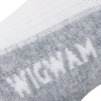 Thunder Low Lightweight Athletic Sock - White swatch - made in The USA Wigwam Socks