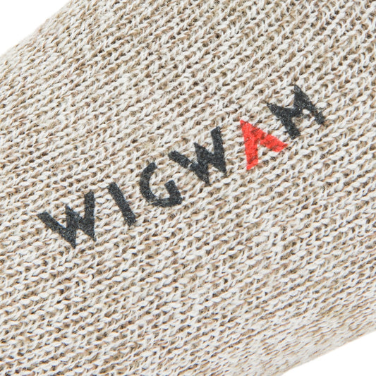 40 Below Wool Heavyweight Sock - Grey Twist knit-in logo